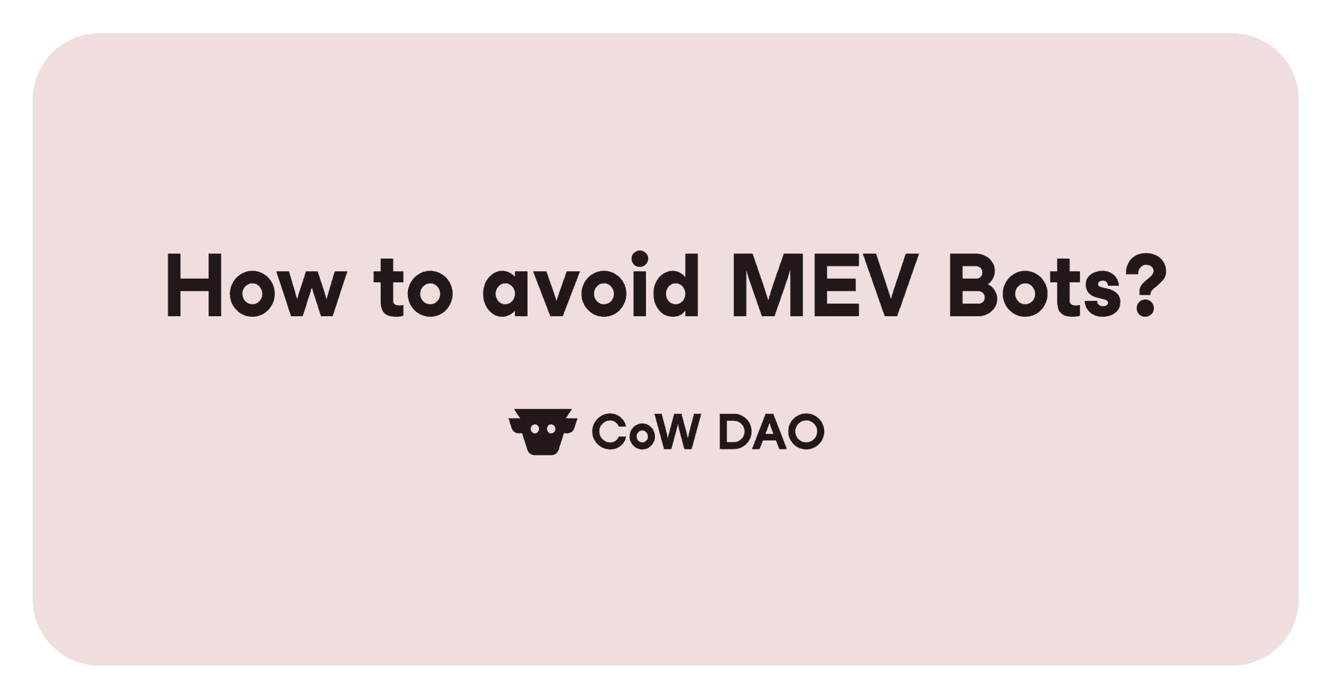 Cover image for article: How to Avoid MEV Bots