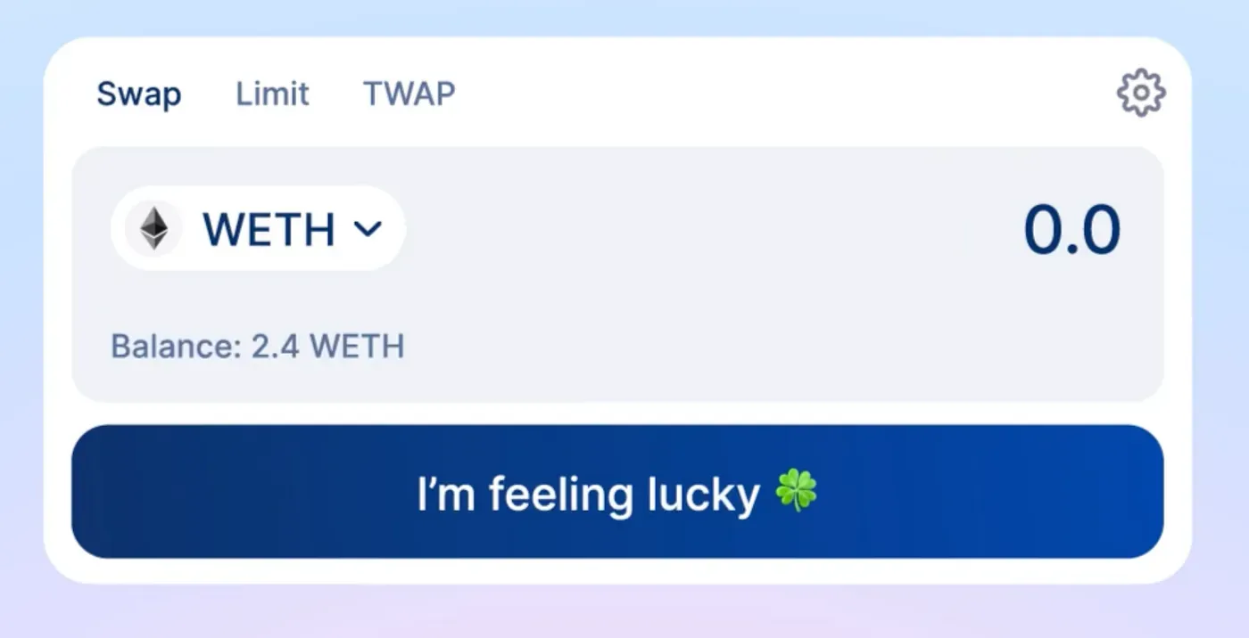 Cover image for article: CoW Swap Introduces “I’m Feeling Lucky” Mode for DeFi Trades